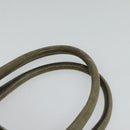 PRADA Hand Bag Leather 2way Gray Gold Auth 126985-8