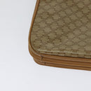 CELINE Macadam Canvas Shoulder Bag PVC Beige Gold Auth 126995-12