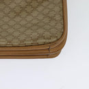 CELINE Macadam Canvas Shoulder Bag PVC Beige Gold Auth 126995-13