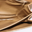 CELINE Macadam Canvas Shoulder Bag PVC Beige Gold Auth 126995-18