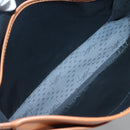 SAINT LAURENT Shoulder Bag PVC Black Gold Auth 127010-15