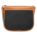 SAINT LAURENT Shoulder Bag PVC Black Gold Auth 127010-3