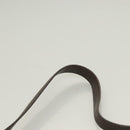 BVLGARI Logo Mania Shoulder Bag Canvas Beige Silver Auth 127021-14