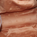 MCM Shoulder Bag Leather Brown Gold Auth 127023-15