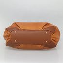 MCM Shoulder Bag Leather Brown Gold Auth 127023-9