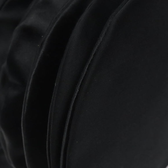 FENDI Shoulder Bag Satin Black Auth 127026