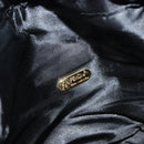 FENDI Shoulder Bag Satin Black Auth 127026-10