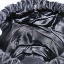 FENDI Shoulder Bag Satin Black Auth 127026-19