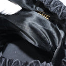 FENDI Shoulder Bag Satin Black Auth 127026-12