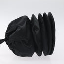 FENDI Shoulder Bag Satin Black Auth 127026-4