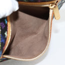 LOUIS VUITTON Monogram Multicolor Pochette GM Pouch Black M60027 LV Auth 127036V-18