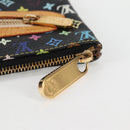 LOUIS VUITTON Monogram Multicolor Pochette GM Pouch Black M60027 LV Auth 127036V-9