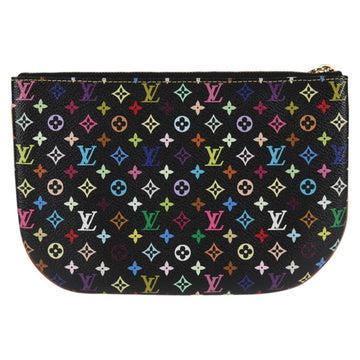 LOUIS VUITTON Monogram Multicolor Pochette GM Pouch Black M60027 LV Auth 127036V - 0