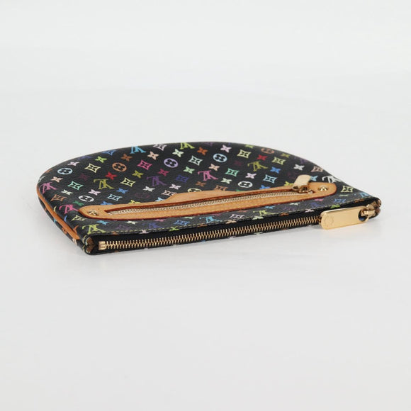 LOUIS VUITTON Monogram Multicolor Pochette GM Pouch Black M60027 LV Auth 127036V