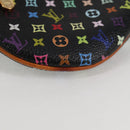 LOUIS VUITTON Monogram Multicolor Pochette GM Pouch Black M60027 LV Auth 127036V-7