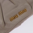 Miu Miu Clutch Bag Leather Pink Auth 127041-17