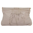 Miu Miu Clutch Bag Leather Pink Auth 127041-2