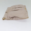 Miu Miu Clutch Bag Leather Pink Auth 127041-3