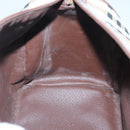 Burberrys Nova Check Hand Bag PVC Beige Gold Auth 127046-18