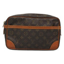 LOUIS VUITTON Monogram Compiegne 28 Clutch Bag M51845 LV Auth 127055-13