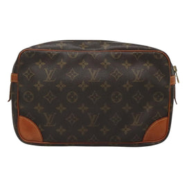 LOUIS VUITTON Monogram Compiegne 28 Clutch Bag M51845 LV Auth 127055 - 0