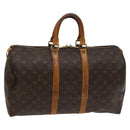LOUIS VUITTON Monogram Keepall 45 Boston Bag M41428 LV Auth 127056-1