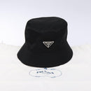 PRADA Bucket Hat Nylon S Black Auth 127060-12