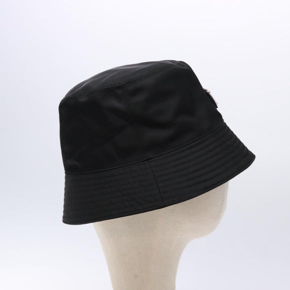 PRADA Bucket Hat Nylon S Black Auth 127060