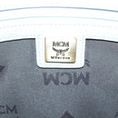 MCM Vicetos Logogram Shoulder Bag Canvas Beige Gold Auth 127092-17