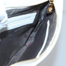 MCM Vicetos Logogram Shoulder Bag Canvas Beige Gold Auth 127092-18