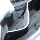 MCM Vicetos Logogram Shoulder Bag Canvas Beige Gold Auth 127092-21