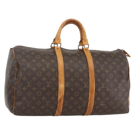 LOUIS VUITTON Monogram Keepall 50 Boston Bag Vintage M41426 LV Auth 127100