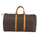 LOUIS VUITTON Monogram Keepall 50 Boston Bag Vintage M41426 LV Auth 127100-3