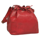LOUIS VUITTON Epi Petit Noe Shoulder Bag Red M44107 LV Auth 127112-1