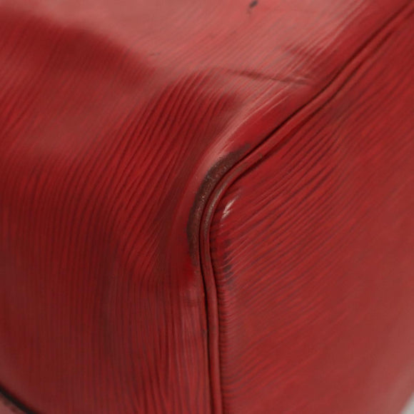 LOUIS VUITTON Epi Petit Noe Shoulder Bag Red M44107 LV Auth 127112