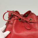 LOUIS VUITTON Epi Petit Noe Shoulder Bag Red M44107 LV Auth 127112-19