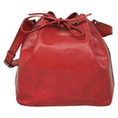 LOUIS VUITTON Epi Petit Noe Shoulder Bag Red M44107 LV Auth 127112-13