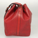 LOUIS VUITTON Epi Petit Noe Shoulder Bag Red M44107 LV Auth 127112-3