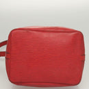 LOUIS VUITTON Epi Petit Noe Shoulder Bag Red M44107 LV Auth 127112-5