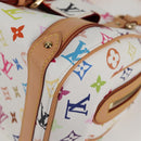 LOUIS VUITTON Monogram Multicolor Priscilla Hand Bag White M40096 Auth 127133SAV-14