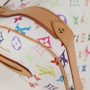 LOUIS VUITTON Monogram Multicolor Priscilla Hand Bag White M40096 Auth 127133SAV-15