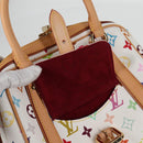 LOUIS VUITTON Monogram Multicolor Priscilla Hand Bag White M40096 Auth 127133SAV-18