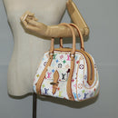 LOUIS VUITTON Monogram Multicolor Priscilla Hand Bag White M40096 Auth 127133SAV-26