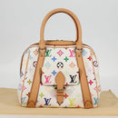 LOUIS VUITTON Monogram Multicolor Priscilla Hand Bag White M40096 Auth 127133SAV-12