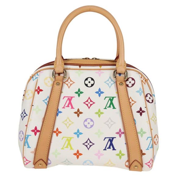 LOUIS VUITTON Monogram Multicolor Priscilla Hand Bag White M40096 Auth 127133SAV