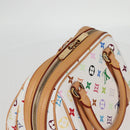 LOUIS VUITTON Monogram Multicolor Priscilla Hand Bag White M40096 Auth 127133SAV-6