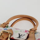 LOUIS VUITTON Monogram Multicolor Priscilla Hand Bag White M40096 Auth 127133SAV-8