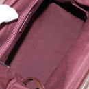 CHANEL Embroidery Graffiti Hand Bag Canvas Leather Khaki CC Auth 127134SM-10