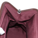 CHANEL Embroidery Graffiti Hand Bag Canvas Leather Khaki CC Auth 127134SM-21