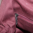 CHANEL Embroidery Graffiti Hand Bag Canvas Leather Khaki CC Auth 127134SM-24